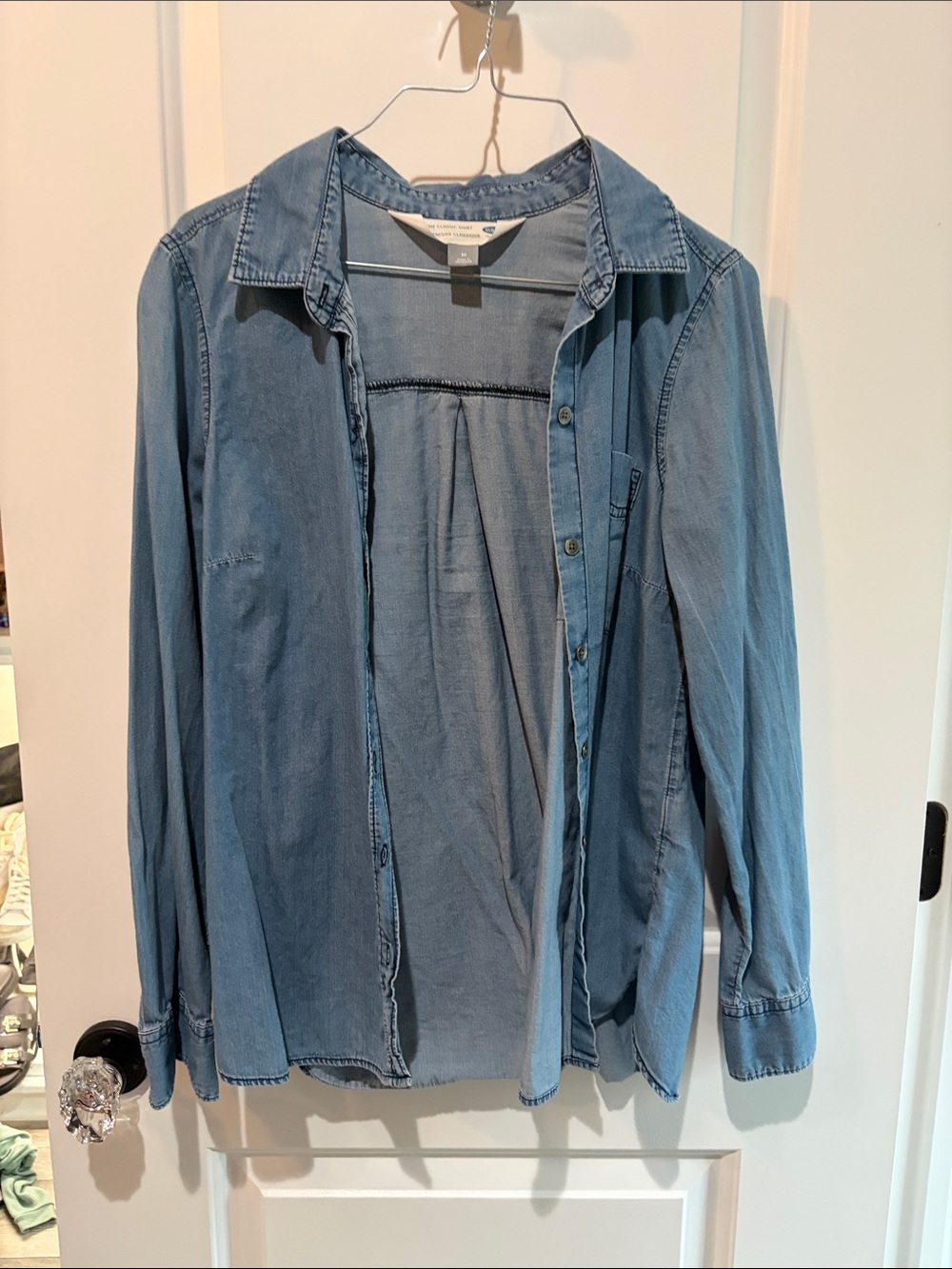 Old Navy Classic Light Blue Denim Shirt